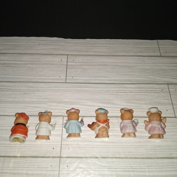 Homco Vintage 1980 Set Of 6 Collectible Career Professional Bear Figurines #8820 - Picture 4 of 10